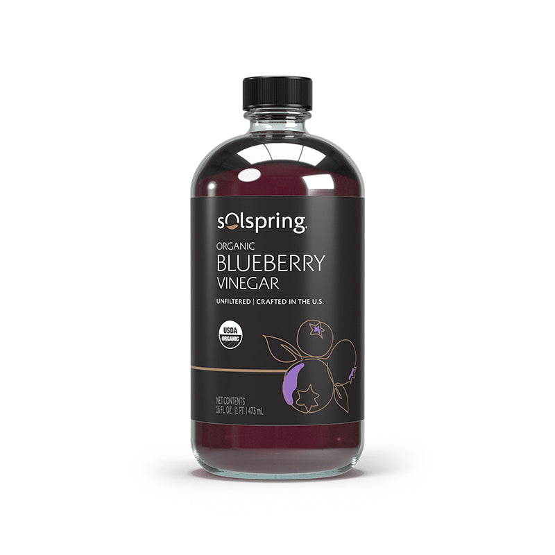 Solspring Organic Blueberry Vinegar bottle