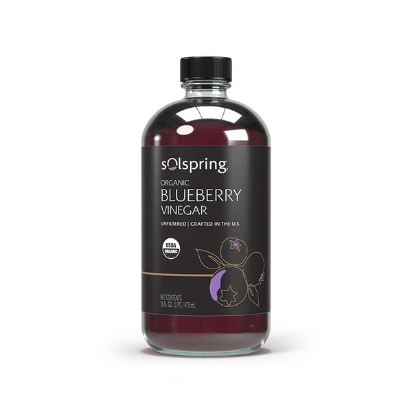 Solspring Organic Blueberry Vinegar bottle