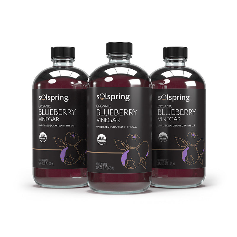 Solspring Organic Blueberry Vinegar bottle