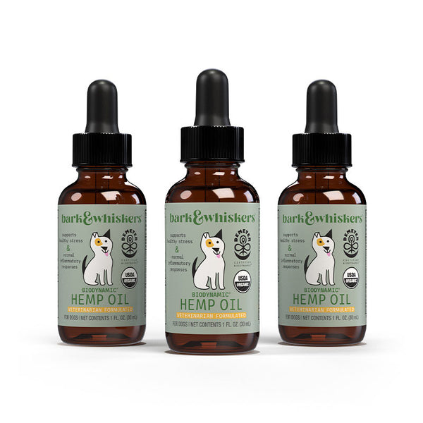 Aceite de Cáñamo Orgánico para Perros Biodynamic® Bark & Whiskers®