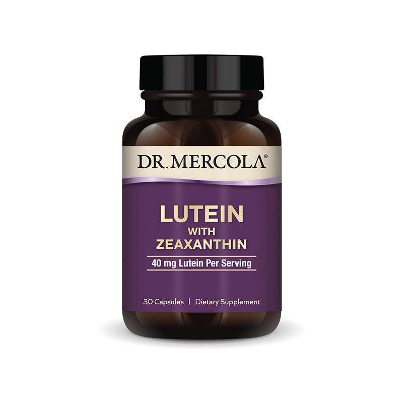 Dr. Mercola Lutein with Zeaxanthin Supplement bottle