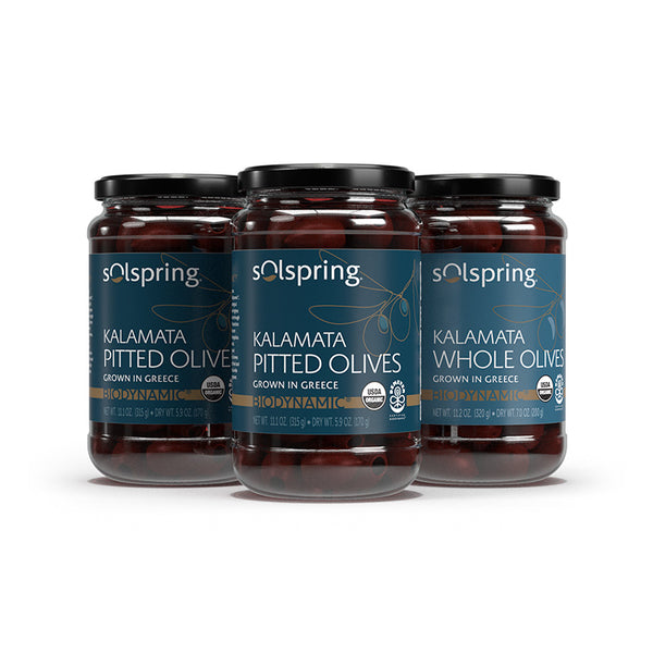 Solspring Biodynamic Organic Kalamata Olives