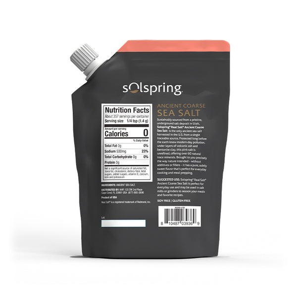 Solspring Real Salt Ancient Coarse Sea Salt
