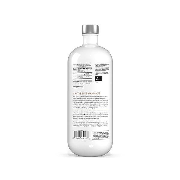 Solspring Biodynamic Organic Aloe Vera with Lemon Juice packaging