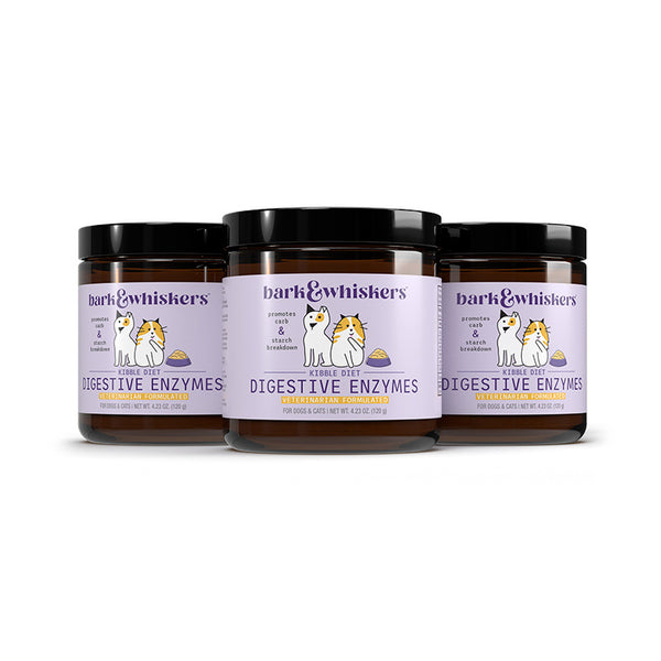 Digestive Enzymes for Pets Three-Jar Bundle