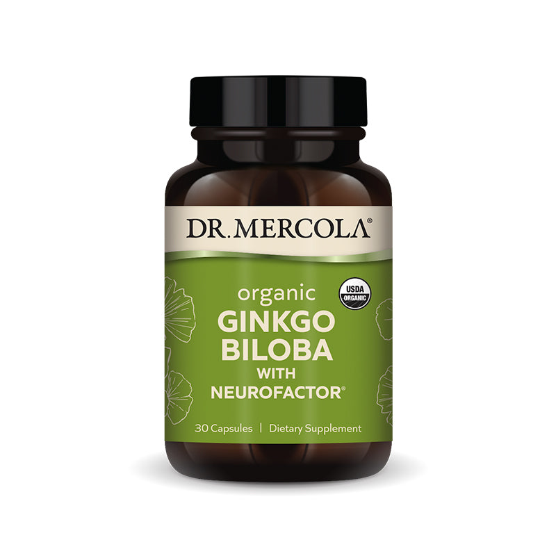 Dr. Mercola Organic Ginkgo Biloba with NeuroFactor Supplement