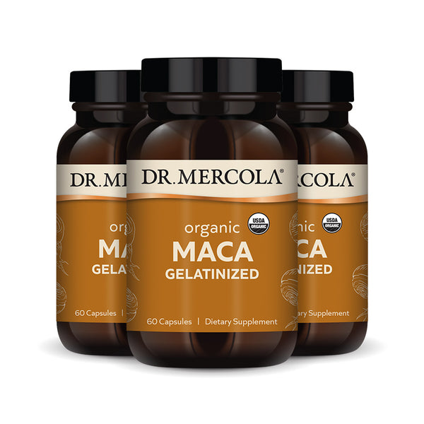 Dr. Mercola Organic Maca Gelatinized Supplement