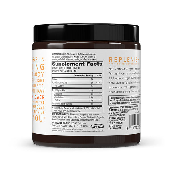 Pure Power BCAA + Beta-Alanine Tropical Punch Flavor