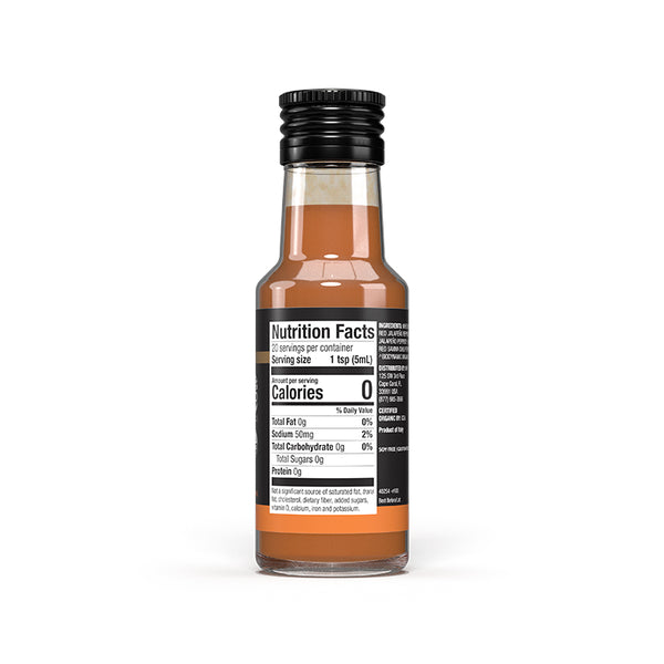 Solspring Medium Biodynamic Organic Hot Sauce ingredients