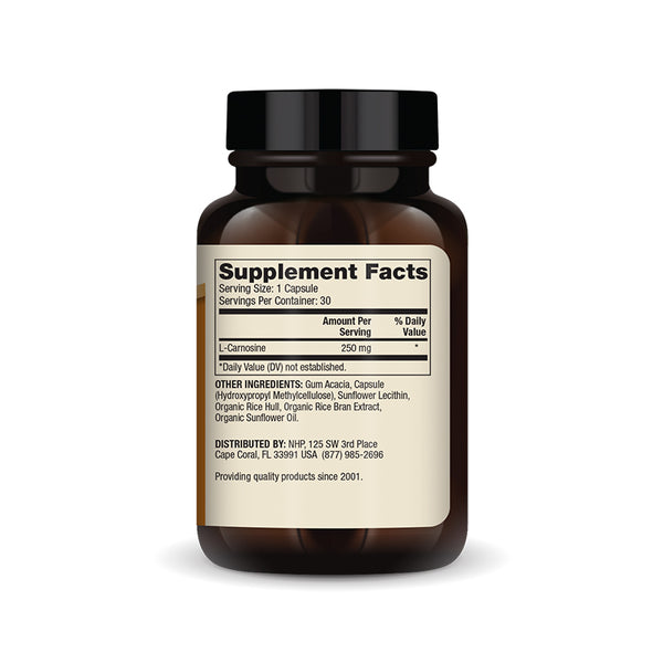 Liposomal Carnosine Supplement capsules