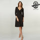 Women's Wrap Dress in In-Conversion Biodynamic Organic Cotton