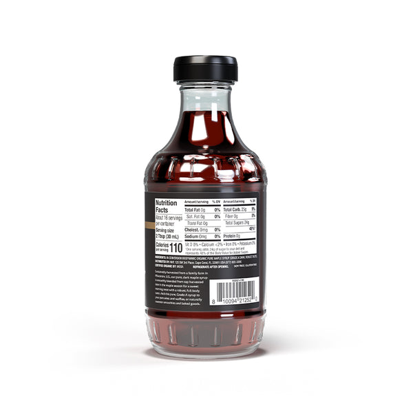 Solspring In-Conversion Biodynamic Maple Syrup pouring