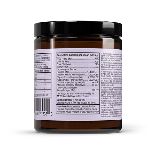 Bark & Whiskers Digestive Enzymes for Meat-Based Diets