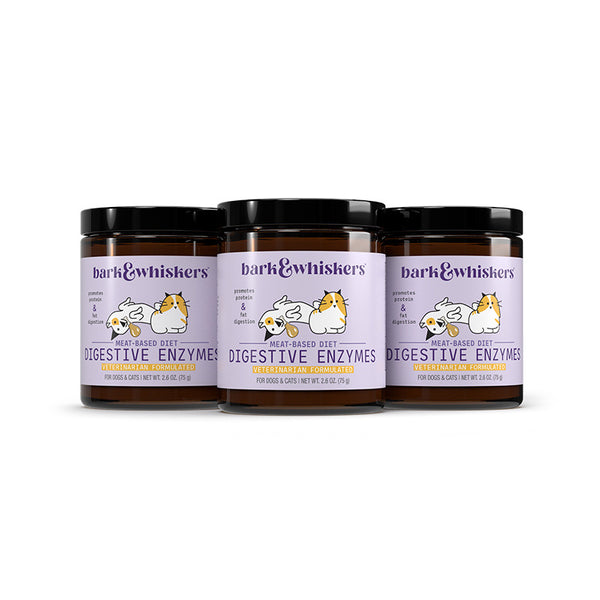 Bark & Whiskers Digestive Enzymes for Meat Based Diets