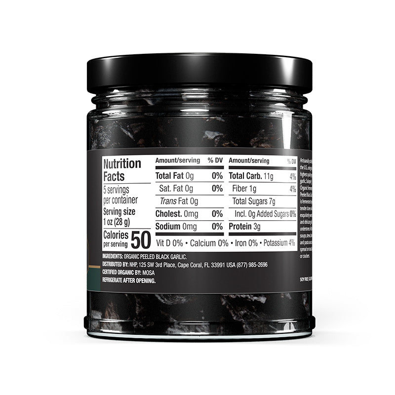 Ajo Negro Orgánico y Fermentado Solspring® - Pelado