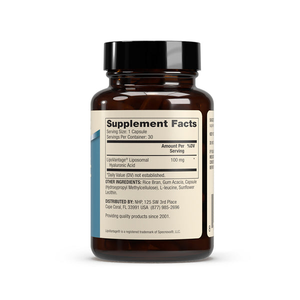Liposomal Hyaluronic Acid supplement capsules