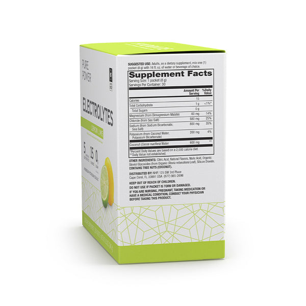 Pure Power Electrolytes Lemon Lime product image