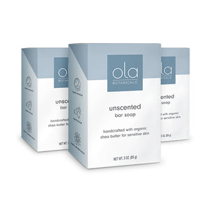 Ola Botanicals Unscented Bar Soap