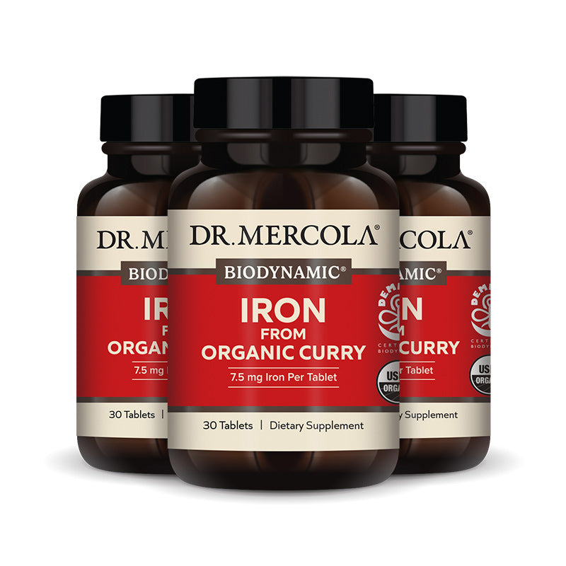 Biodynamic Iron from Organic Curry bottle