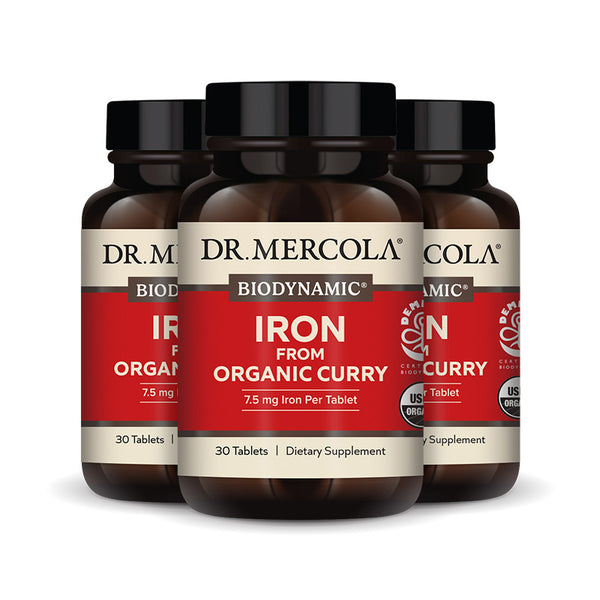 Biodynamic Iron from Organic Curry bottle