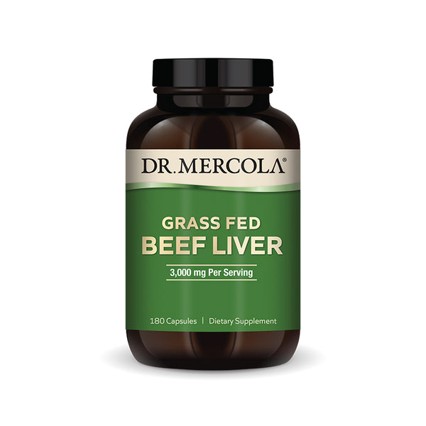 Grass Fed Beef Liver Supplement bottle