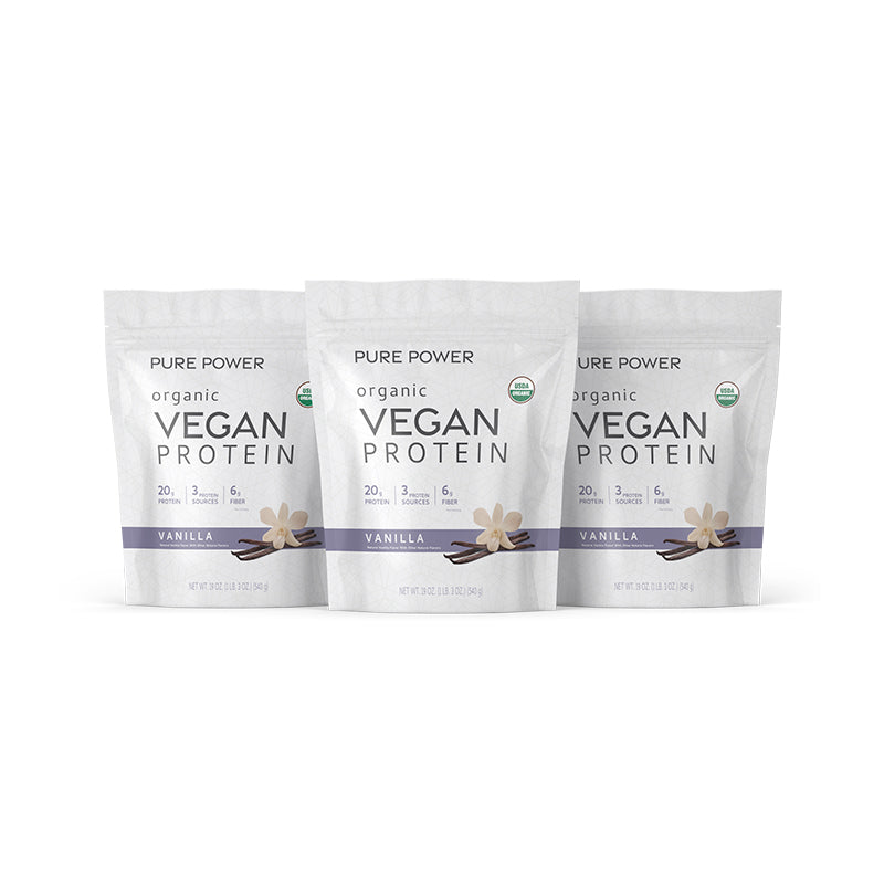Pure Power Organic Vegan Protein - Vanilla Flavor