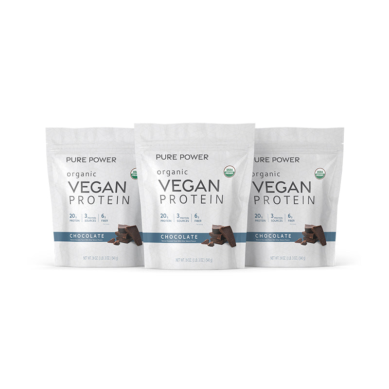 Pure Power Organic Vegan Protein - Chocolate Flavor