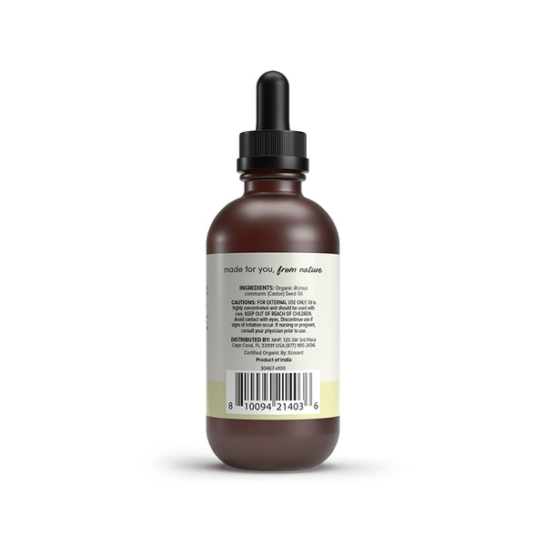 Ola Botanicals Organic Castor Oil application