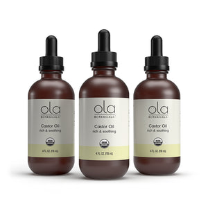 Ola Botanicals Organic Castor Oil bottle