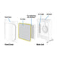 Pre-Filter Replacement for True HEPA Air Purifier
