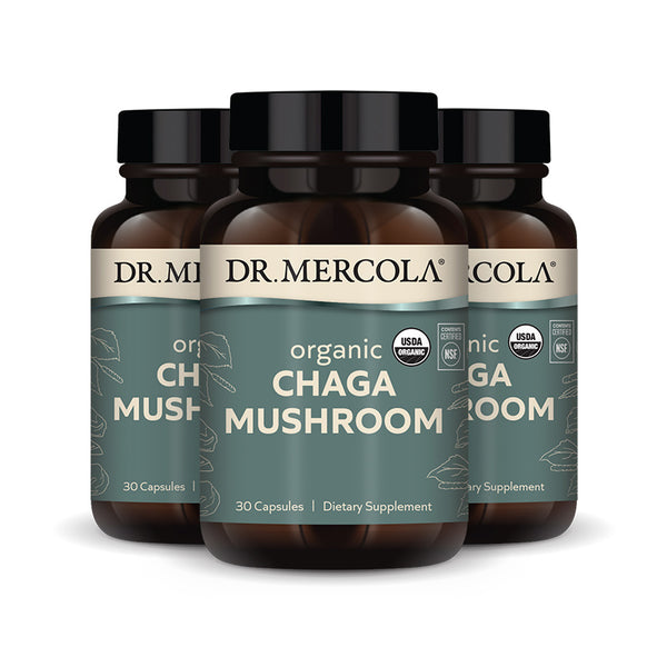 Organic Chaga Mushroom capsules