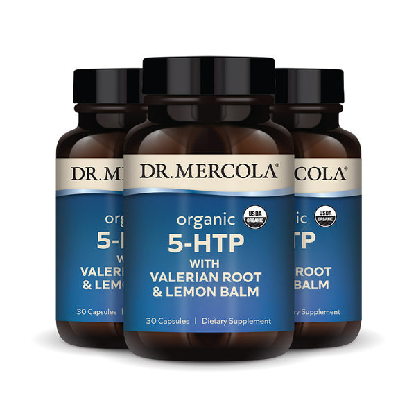 Organic 5-HTP with Valerian Root & Lemon Balm