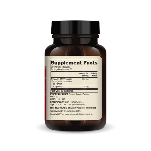 Organic Apple Peel Advanced supplement capsules