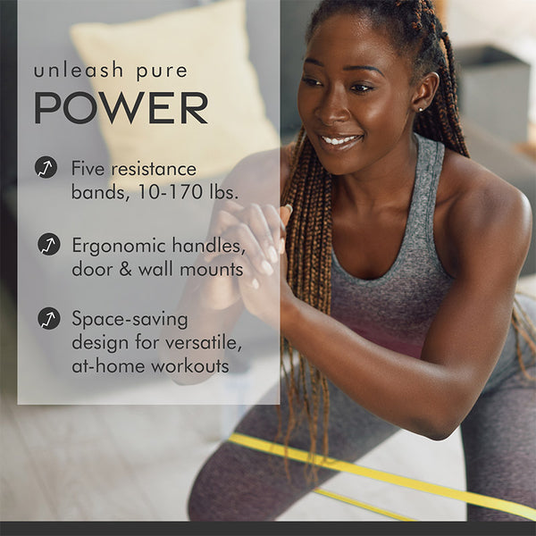 Pure Power Resistance Bands in use