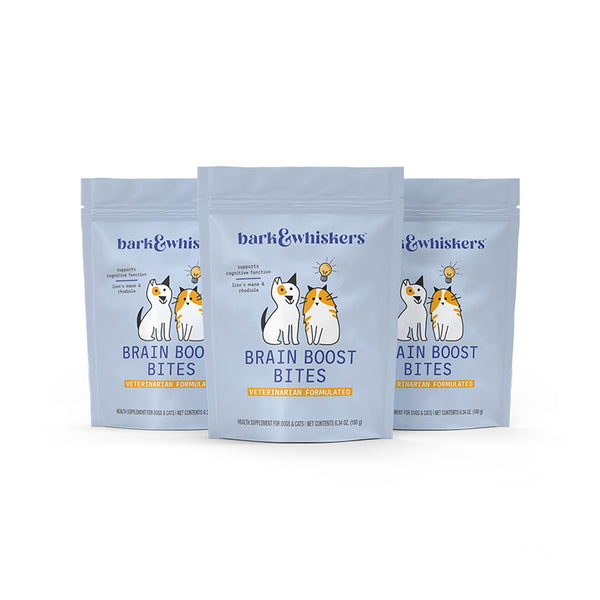 Bark & Whiskers Brain Boost Bites for Dogs and Cats