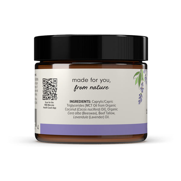 Ola Botanicals Lavender Tallow Body Balm application