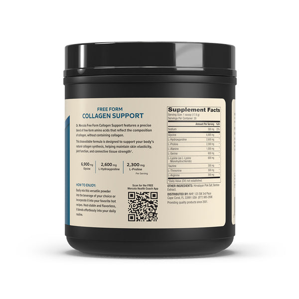 Free Form Collagen Support Supplement