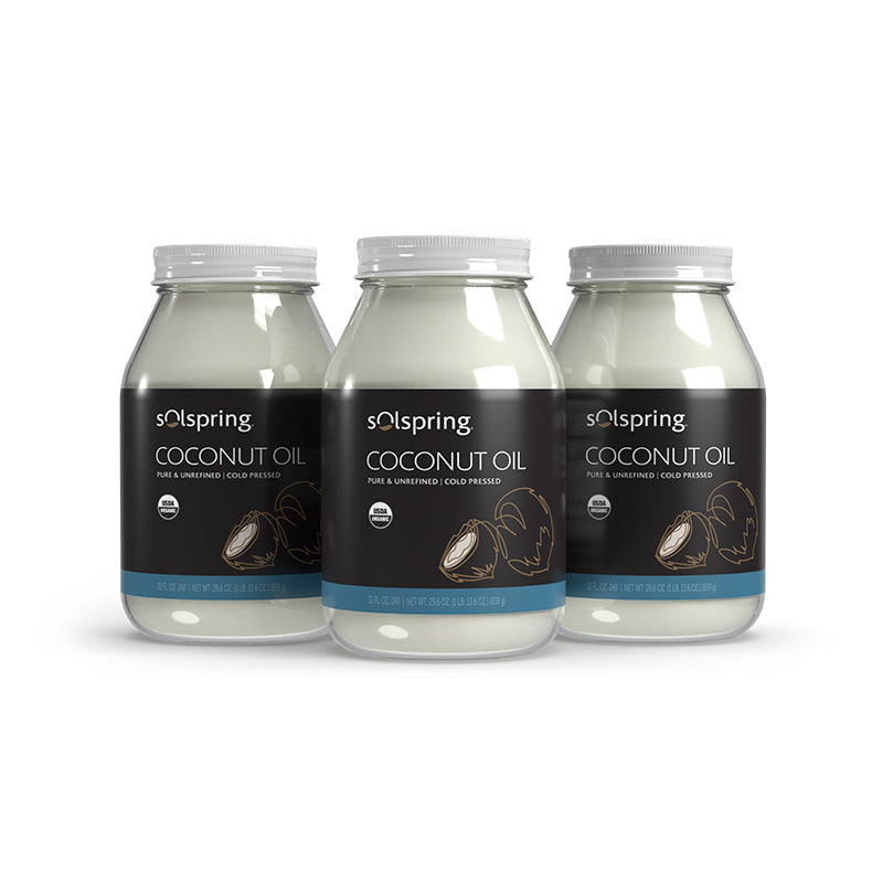 Solspring Organic Coconut Oil jar