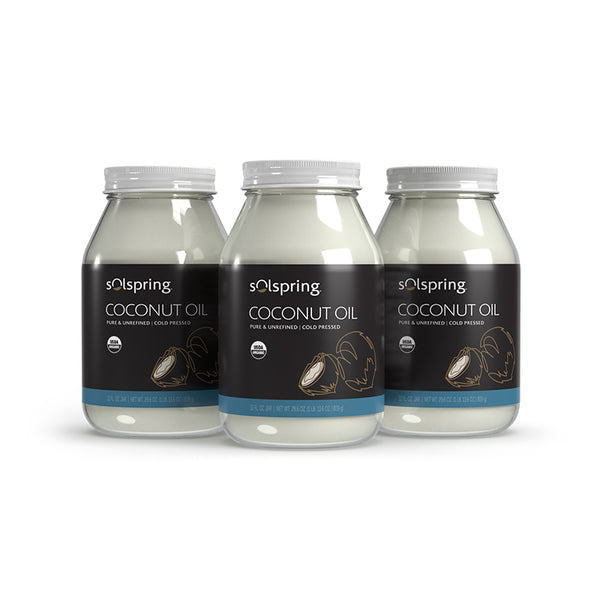 Solspring Organic Coconut Oil jar