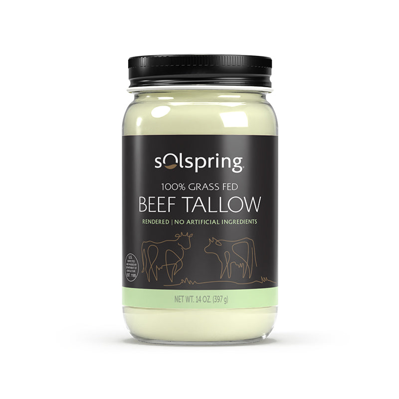 Sebo de Res de Animales Alimentados con Pastura Solspring®