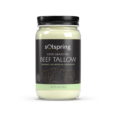 Sebo de Res de Animales Alimentados con Pastura Solspring®