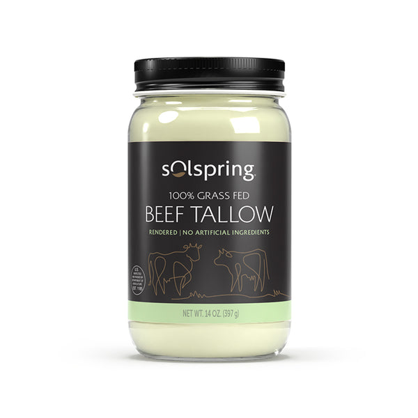 Sebo de Res de Animales Alimentados con Pastura Solspring®