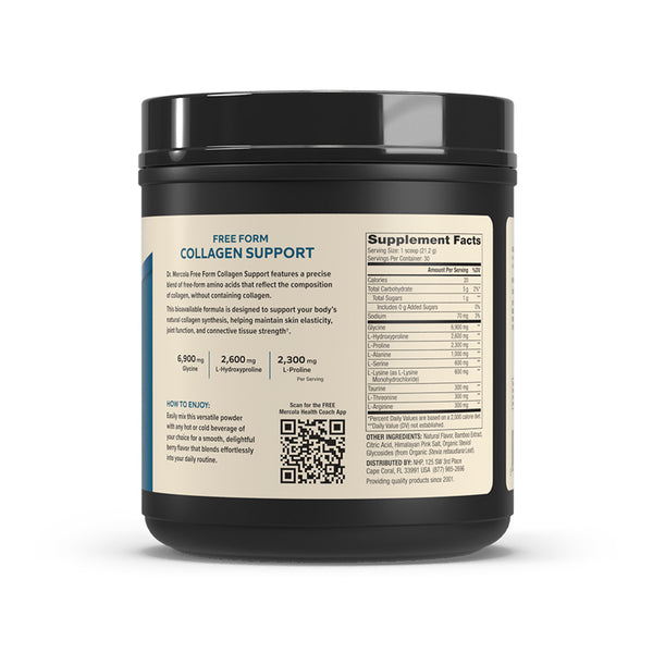 Free Form Collagen Support Supplement