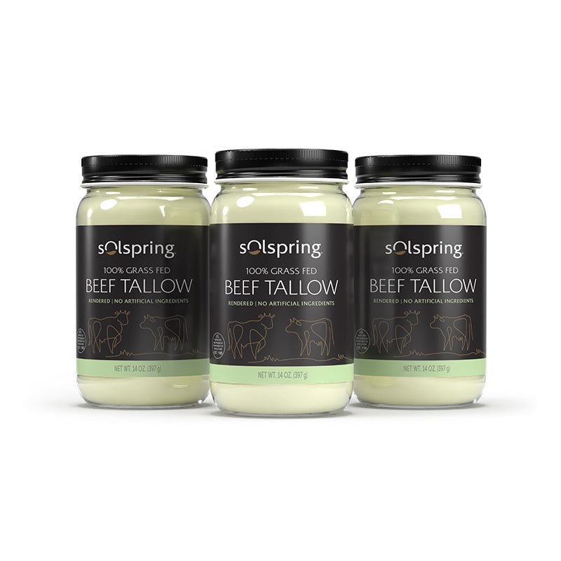 Sebo de Res de Animales Alimentados con Pastura Solspring®