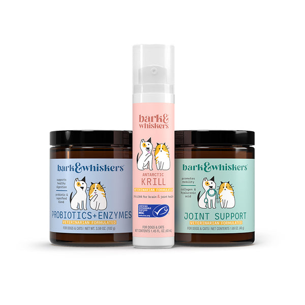 Bark & Whiskers Senior Vitality Pack for Dogs & Cats