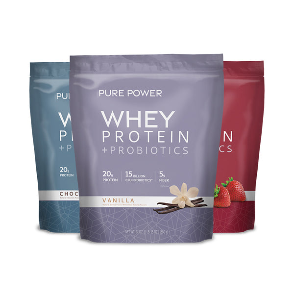 Pure Power Whey Protein + Probiotics