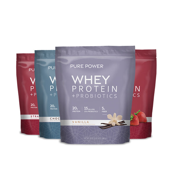 Pure Power Whey Protein + Probiotics
