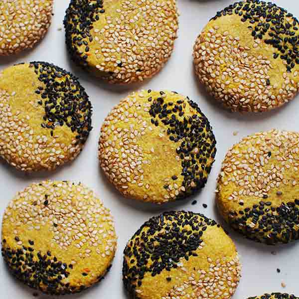 Golden Milk Tahini Cookies - 2