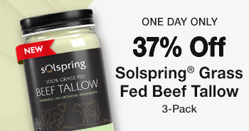 Get 37% Off on Solspring Grass Fed Beef Tallow