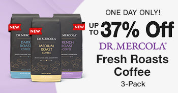 Get Up to 37% Off on Dr. Mercola Fresh Roasts Coffee 3-Pack